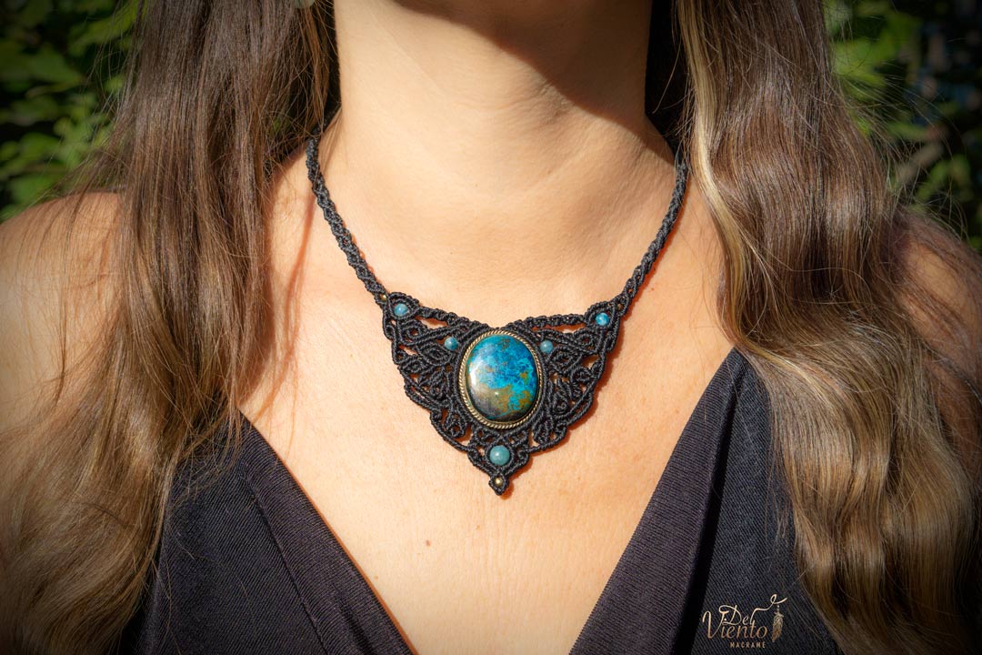 Collar con Azurita