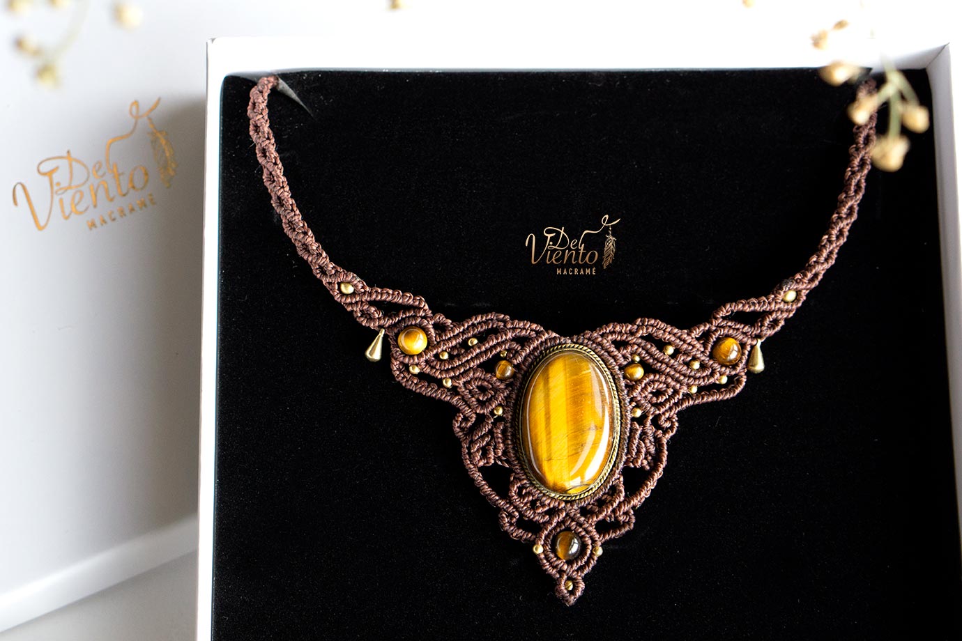 Collar con Ojo de Tigre