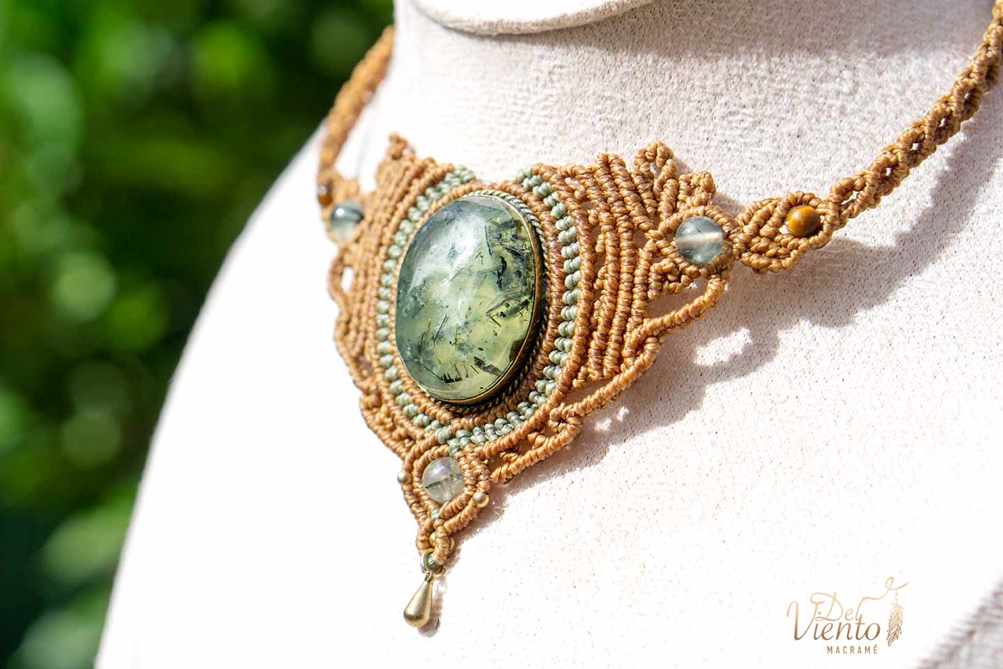 Collar con Prehnita