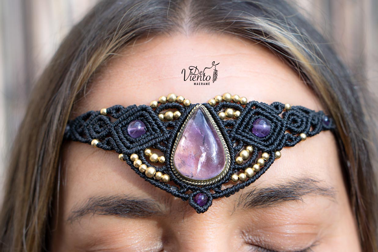 Collar Tiara DAFNE con Amatista