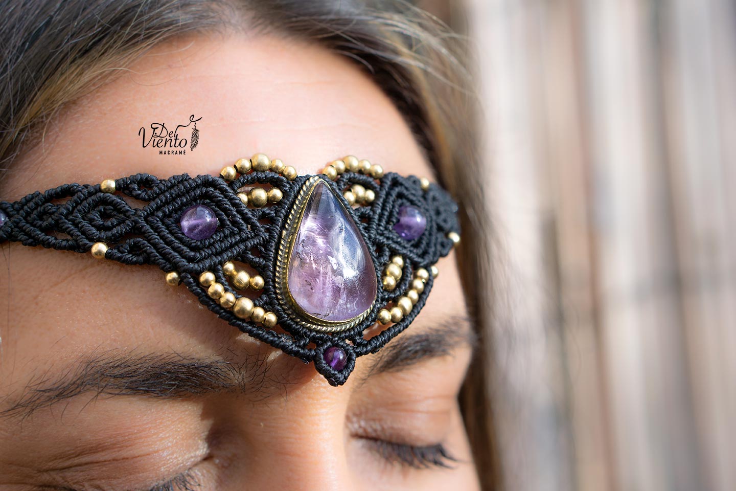 Collar Tiara DAFNE con Amatista