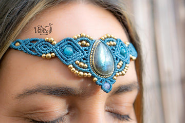Collar Tiara DAFNE con Labradorita