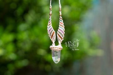 Colgante ALAS con Cuarzo cristal