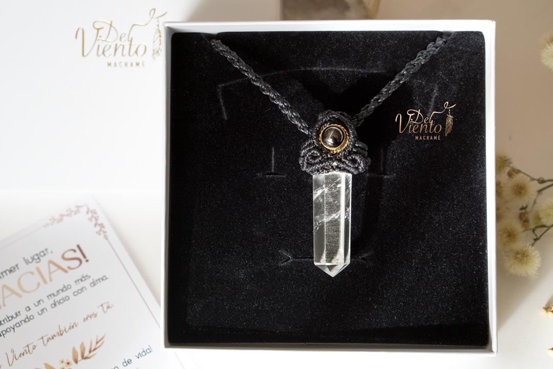 Punta Cuarzo Cristal & Black star Unisex