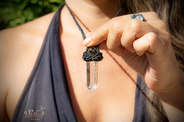 Punta Cuarzo Cristal & Black star Unisex