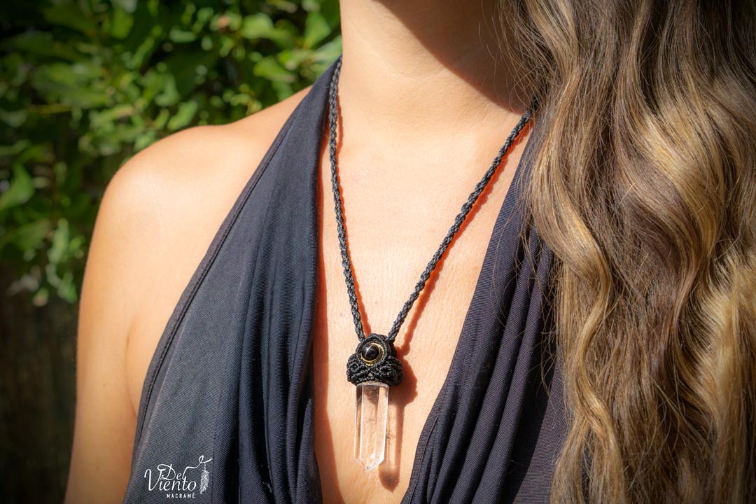 Punta Cuarzo Cristal & Black star Unisex