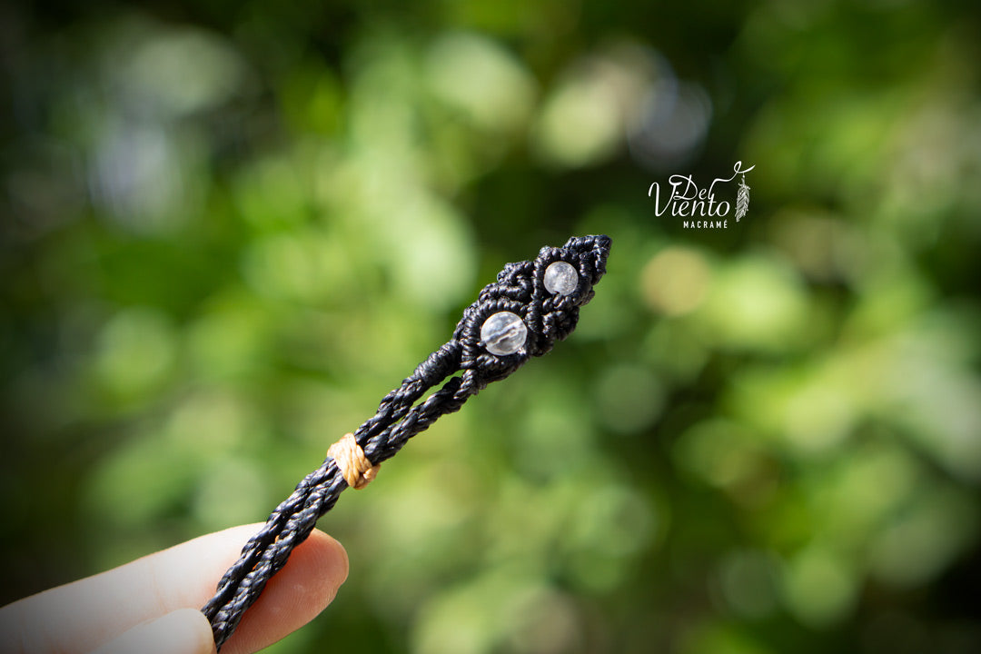 Punta Cuarzo Cristal & Black star Unisex
