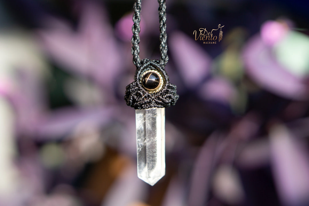 Punta Cuarzo Cristal & Black star Unisex