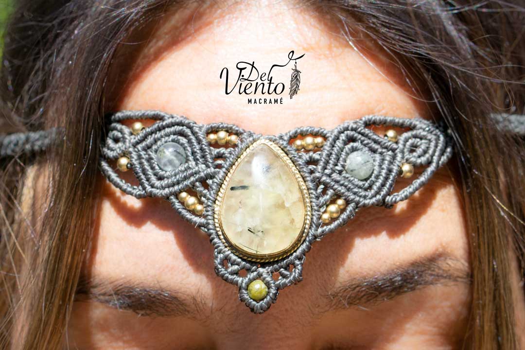 Collar Tiara DAFNE con Prehnita