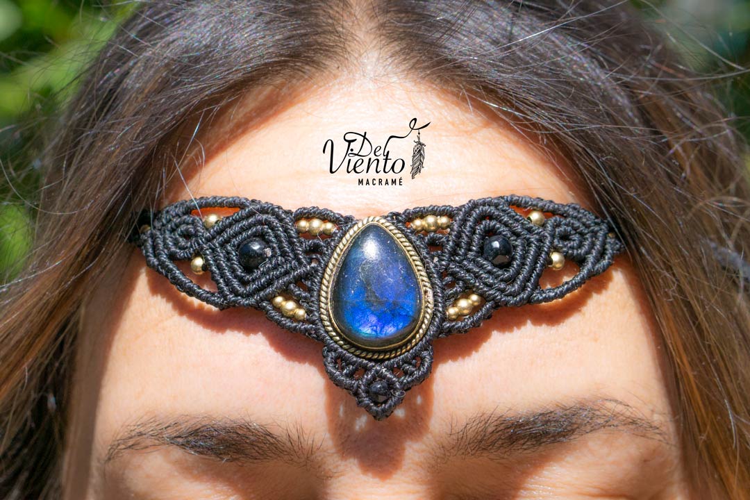 Collar Tiara DAFNE con Labradorita