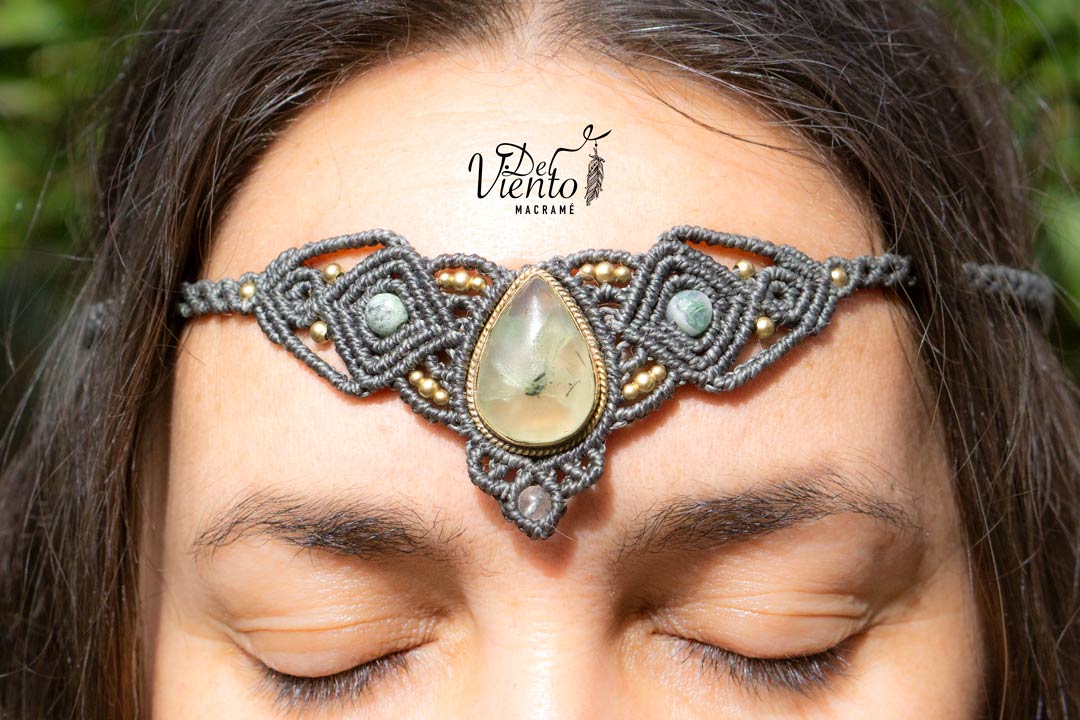 Collar Tiara DAFNE con Prehnita