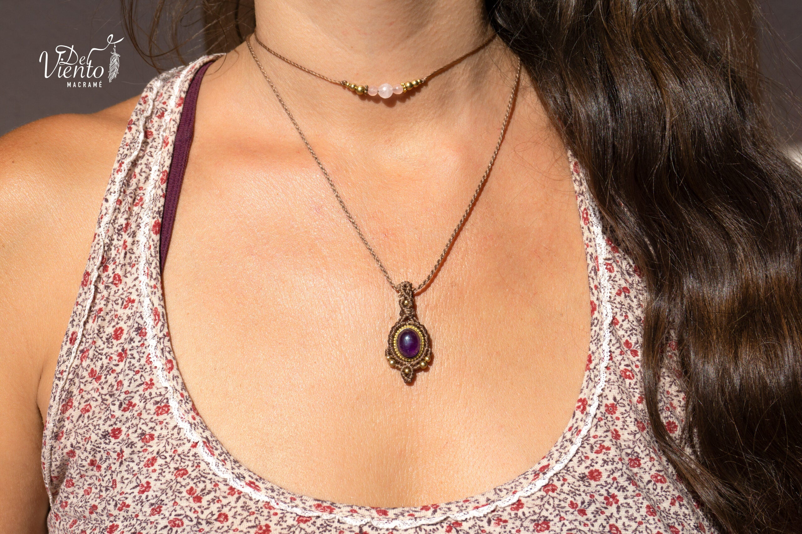 Collar Be You con Cuarzo Rosa