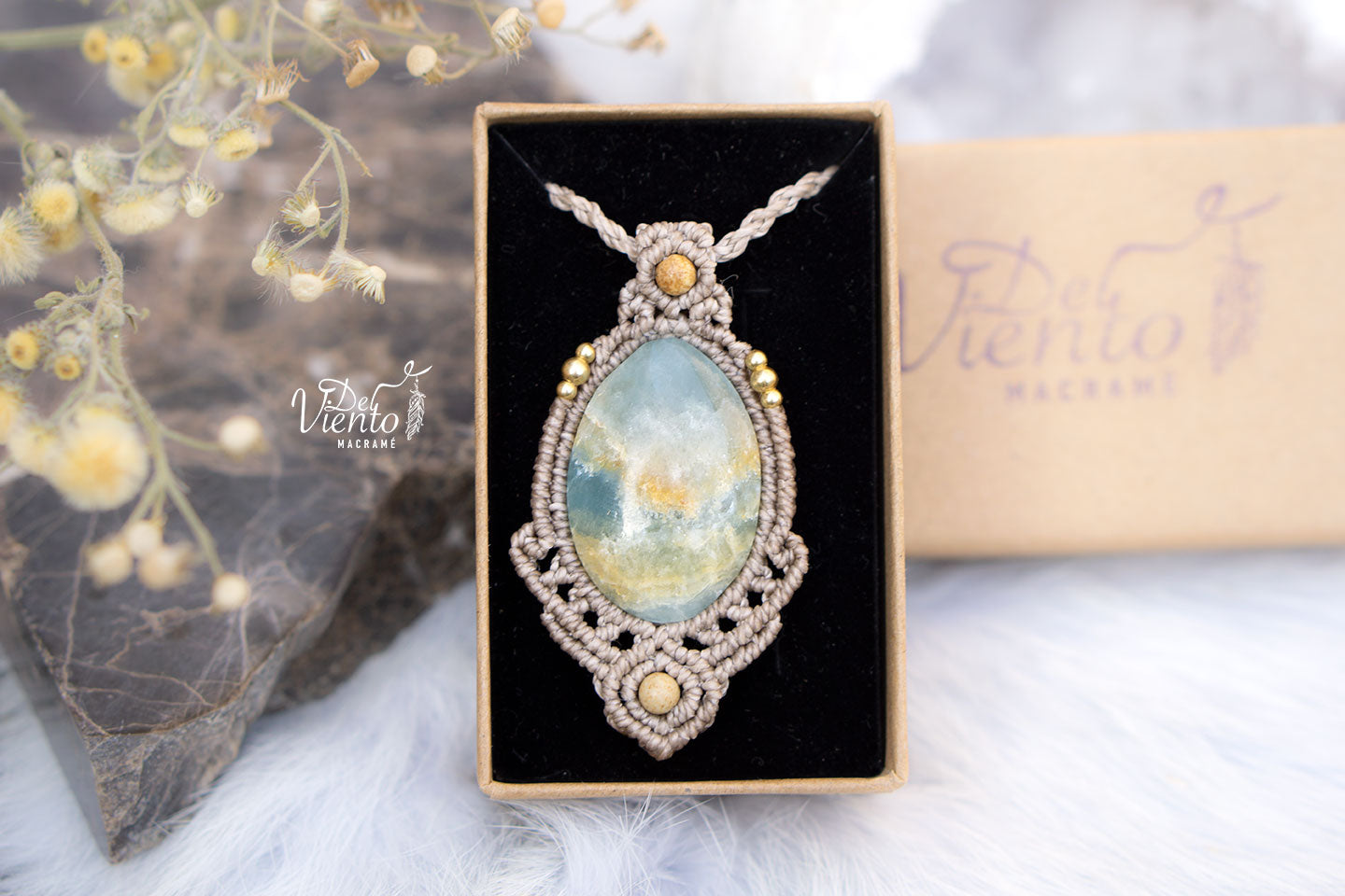 Colgante con Onix Cielo