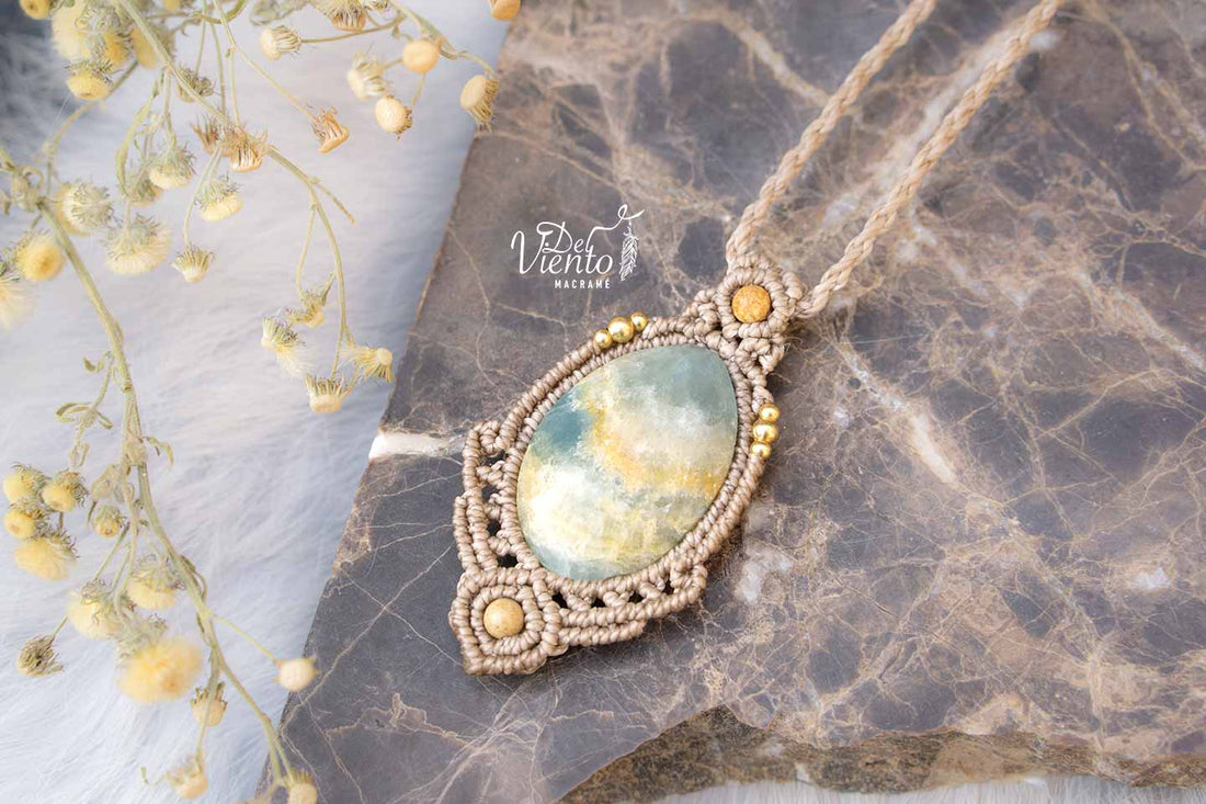 Colgante con Onix Cielo