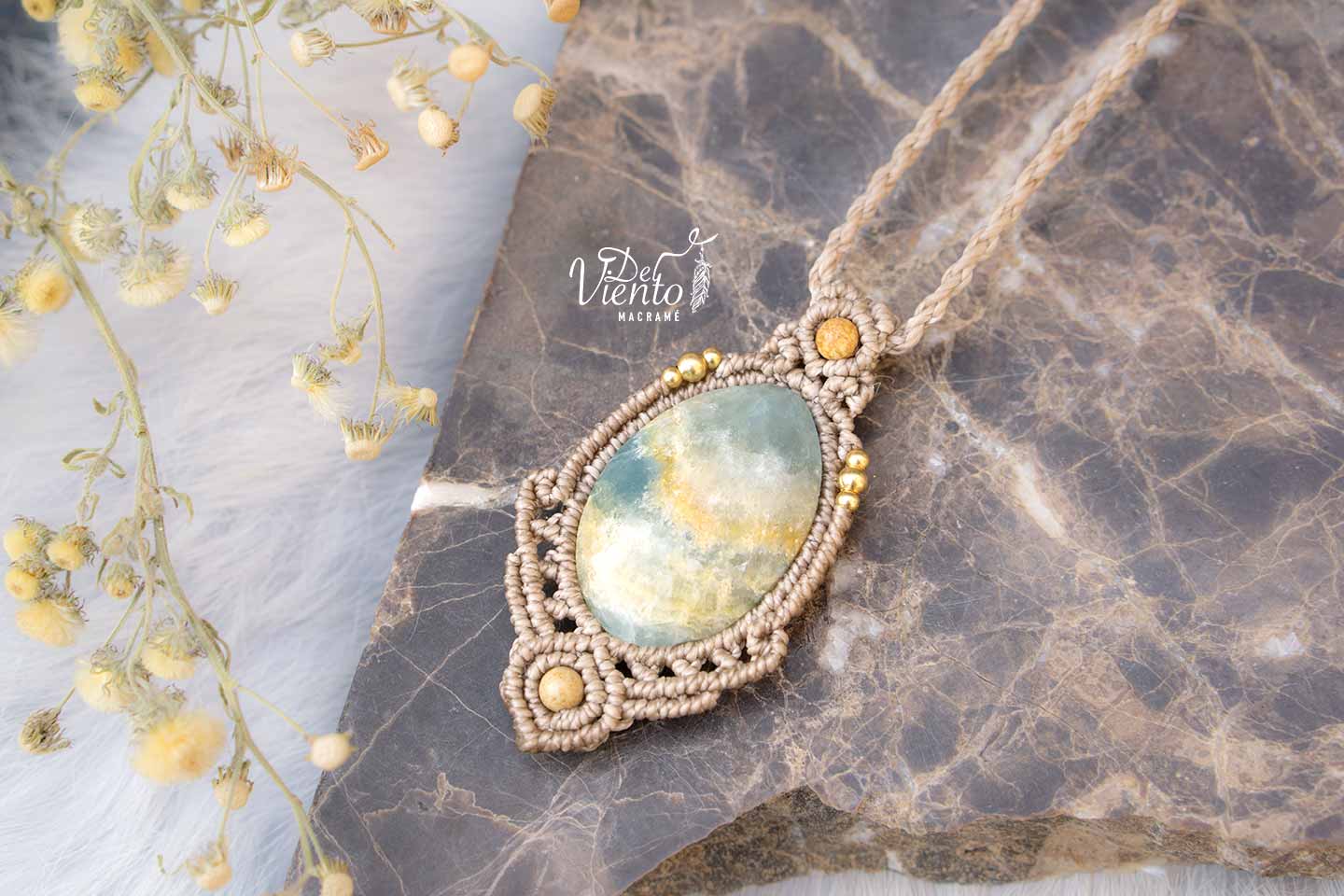 Colgante con Onix Cielo