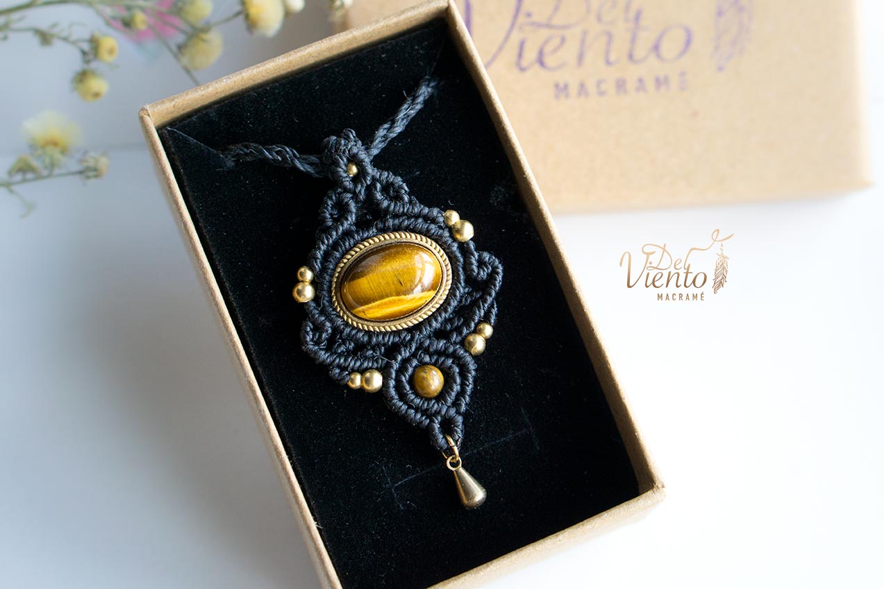 Colgante VEGA con Ojo de tigre