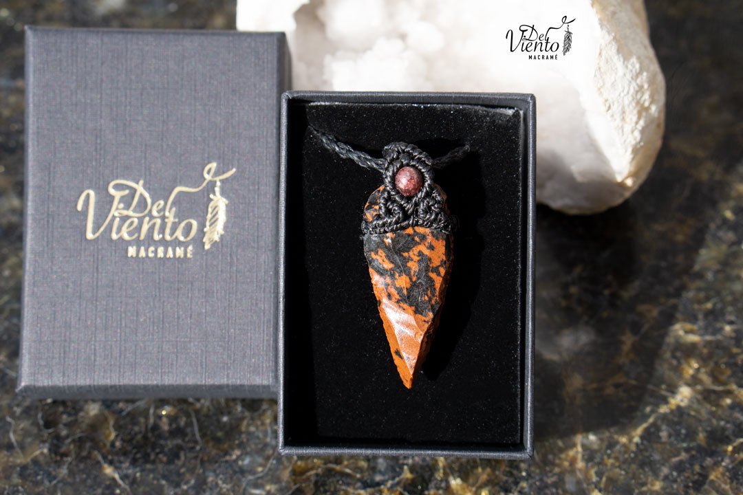 Flecha de Obsidiana Caoba (Mahogany)