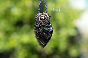 Punta de flecha de Obsidiana & Black Star