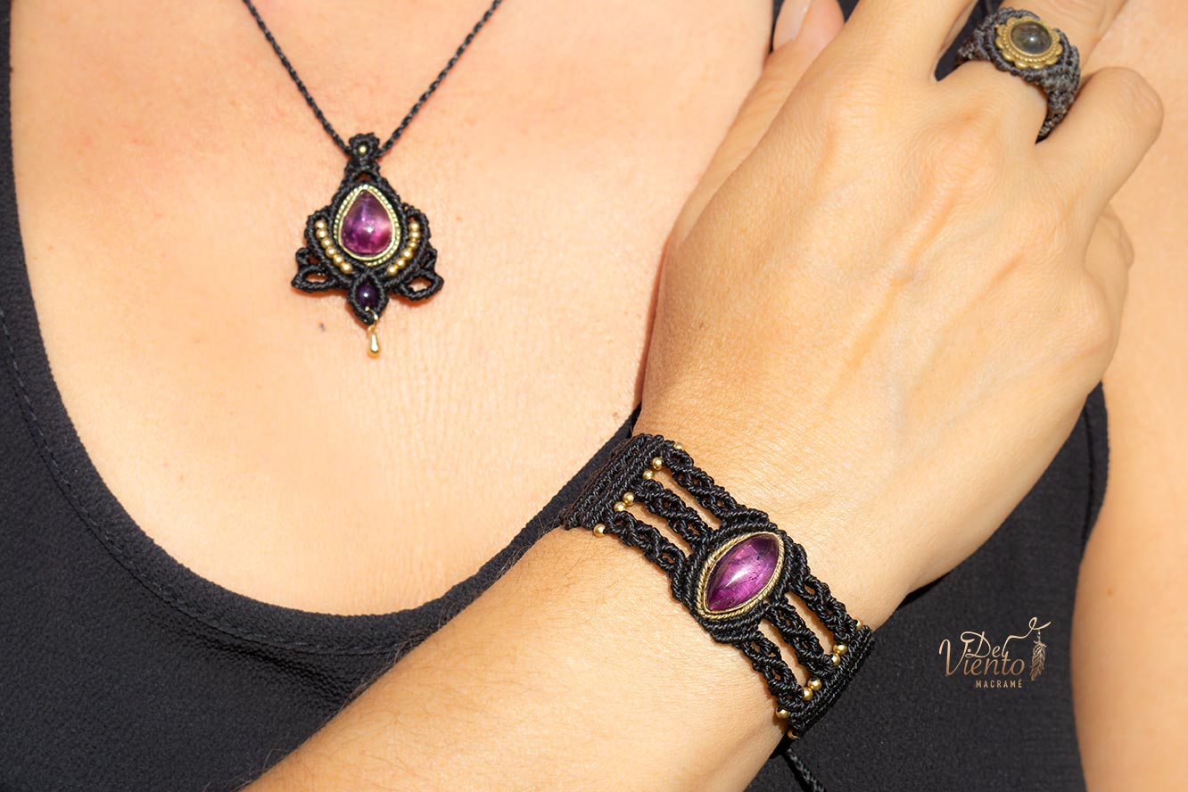 Pulsera ATENEA con Amatista