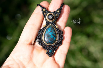 Colgante GEA con Black Star & Azurita