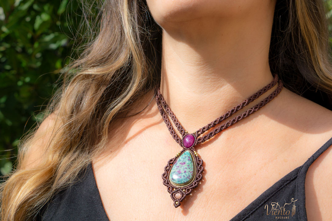 Collar GEA con Rubí & Rubifucsita