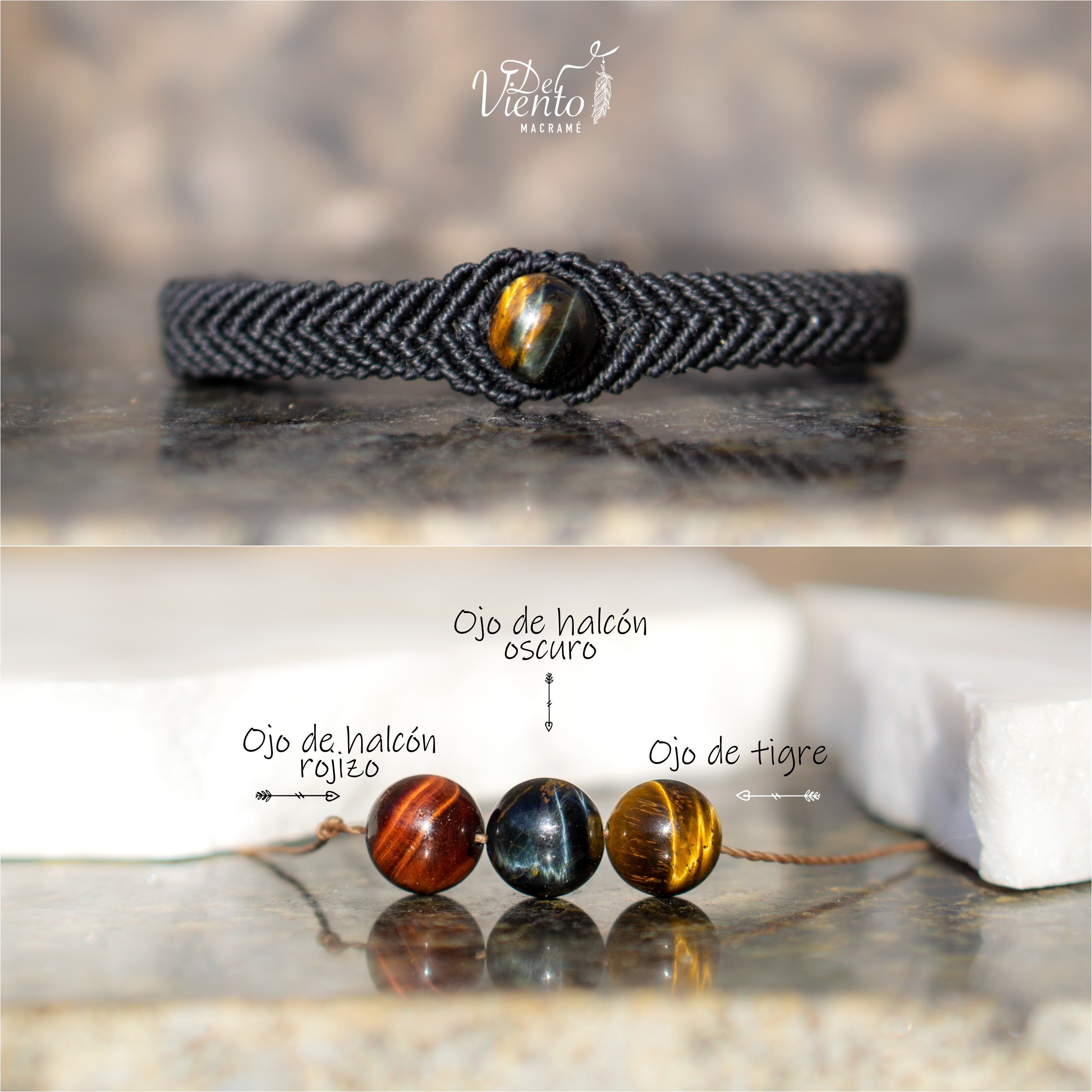 Pulsera de macramé URANO Unisex