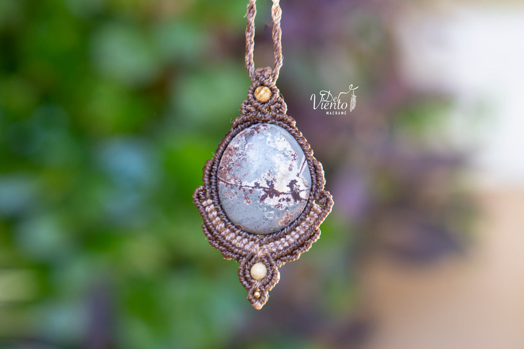 Collar con Jaspe dendrita
