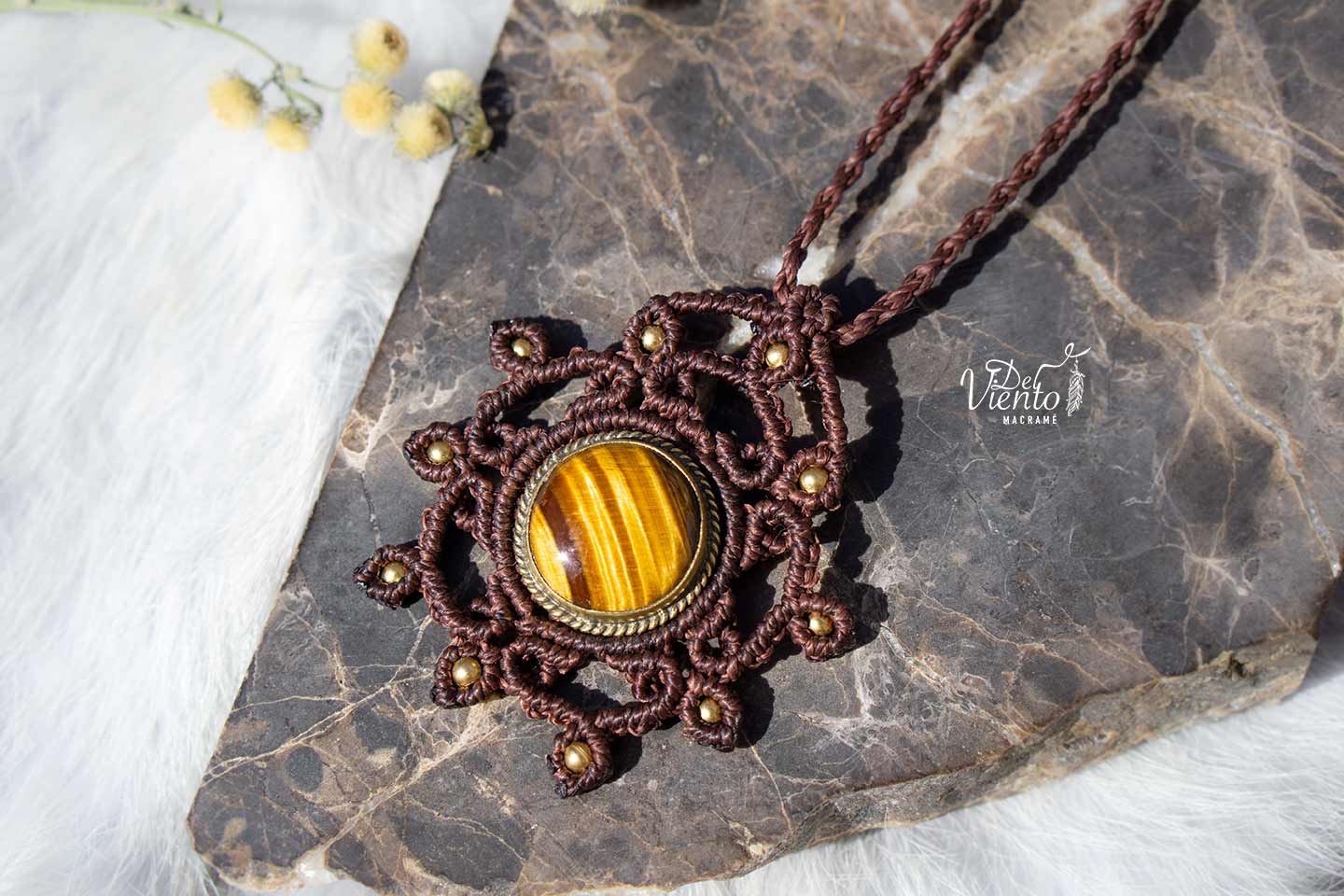 Mandala ATMAN con Ojo de tigre