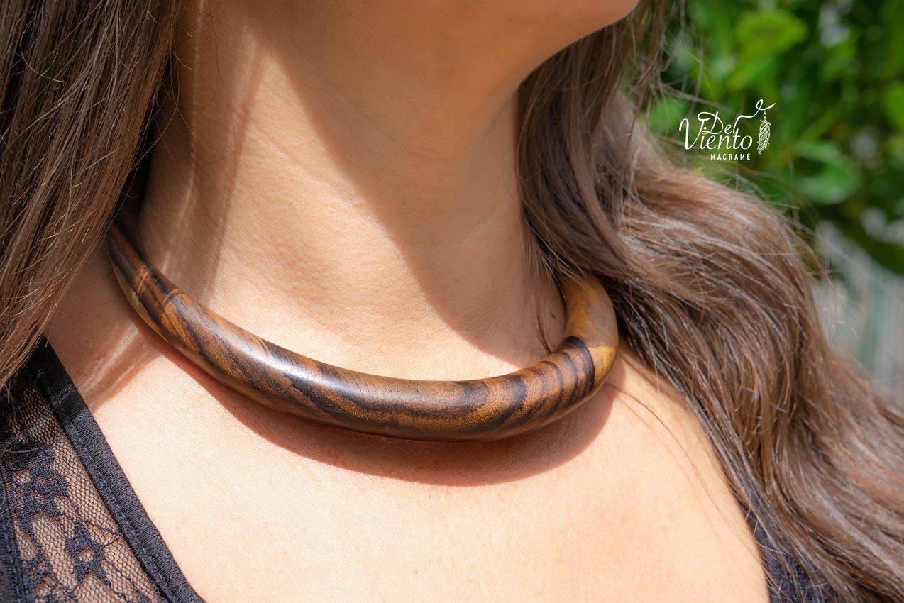 Collar de macrame Mandala con Amatista