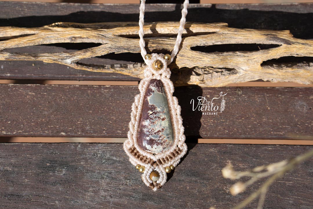 Collar con Jaspe dendrita
