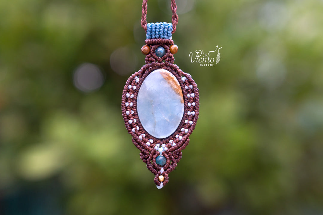 Colgante con Onix cielo