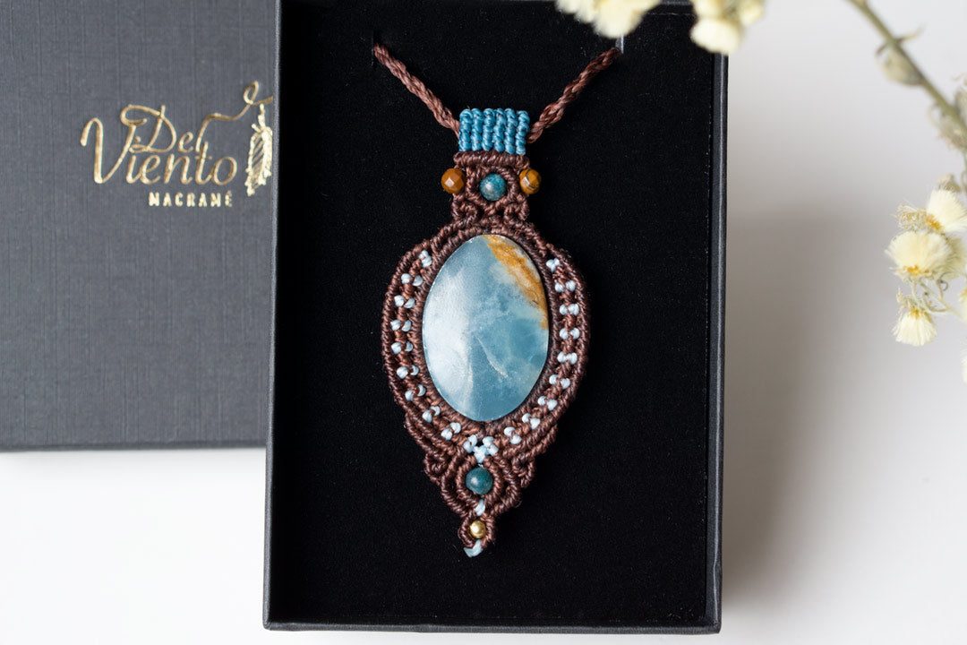 Colgante con Onix cielo