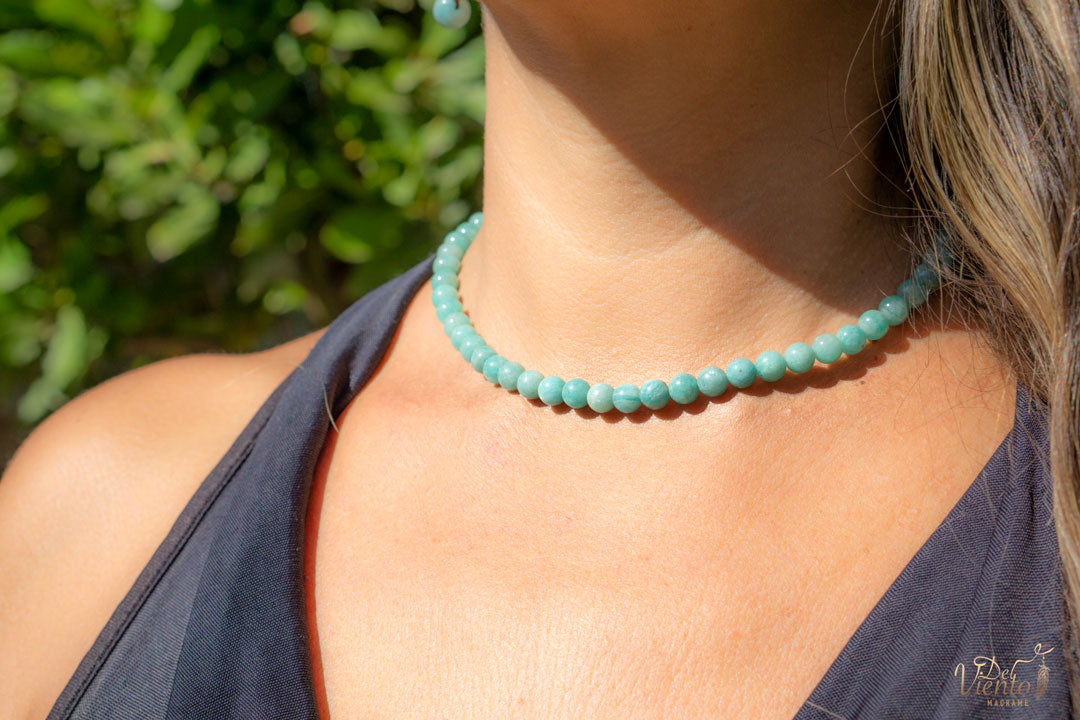 Collar de AMAZONITA Origen