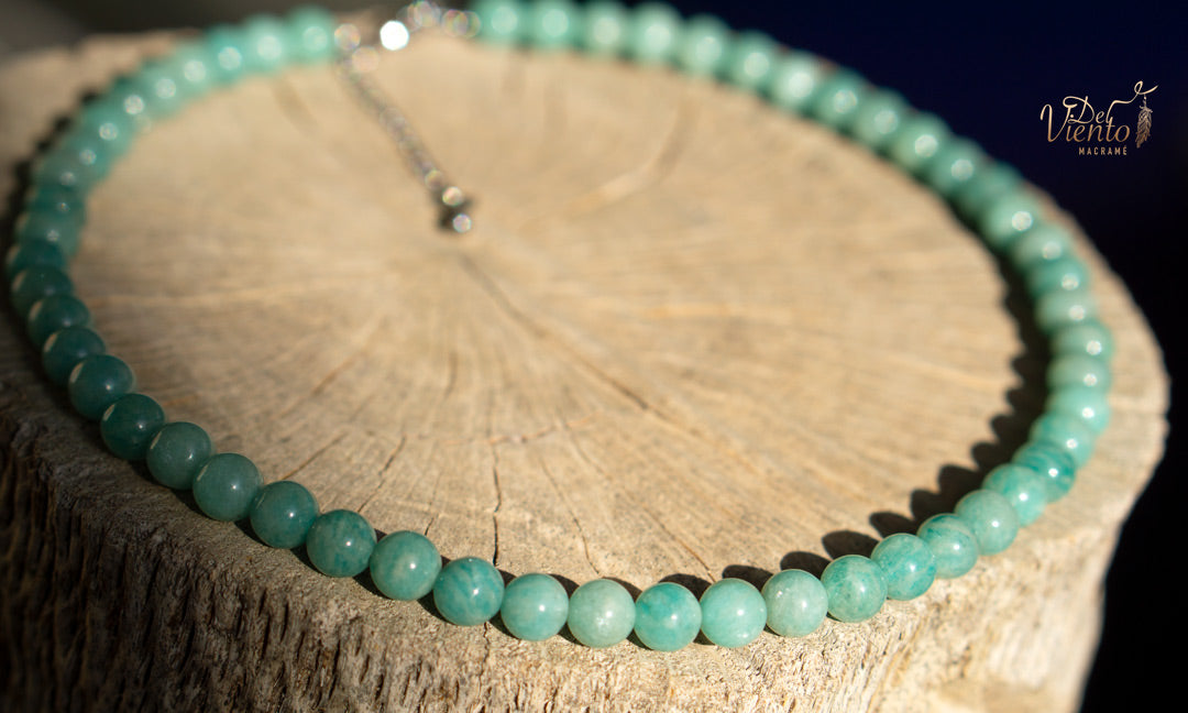 Collar de AMAZONITA Origen