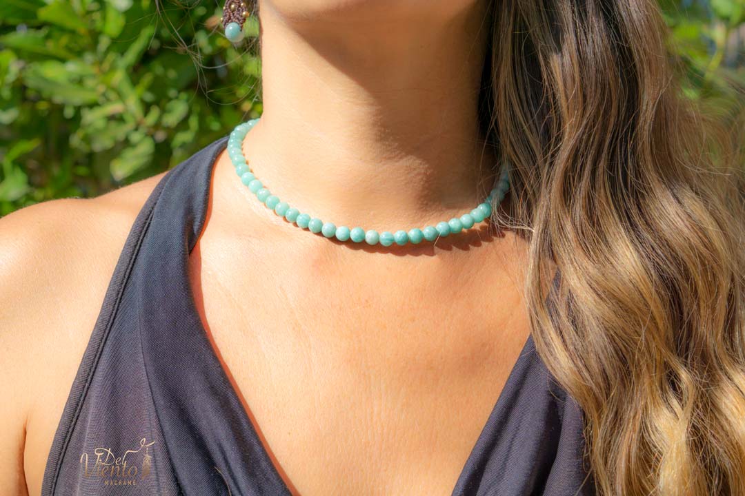 Collar de AMAZONITA Origen