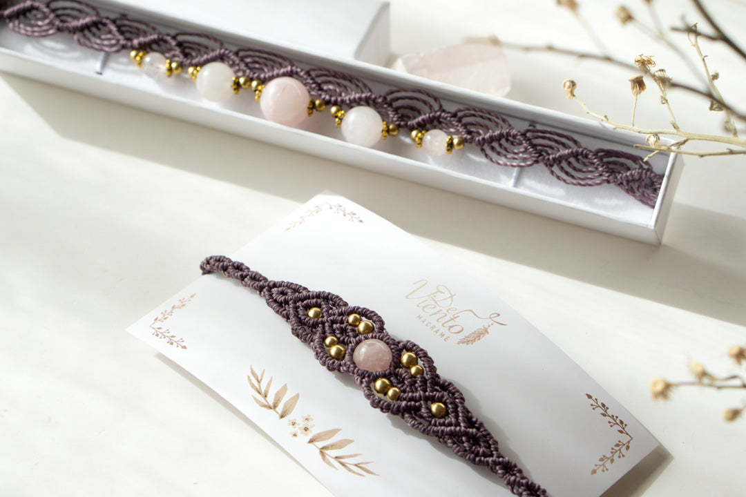 Pulseras "Bohemia" con minerales