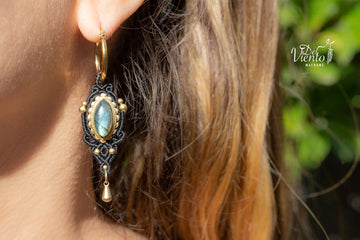 Pendientes VESTA con Labradorita