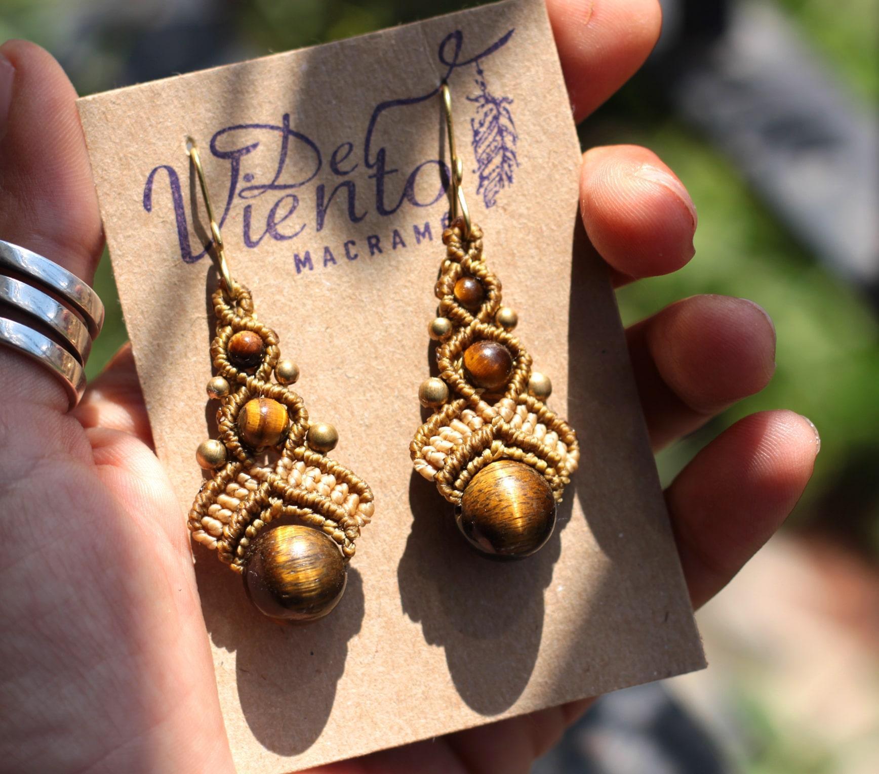 Pendientes BOHO | Tu eliges color y mineral