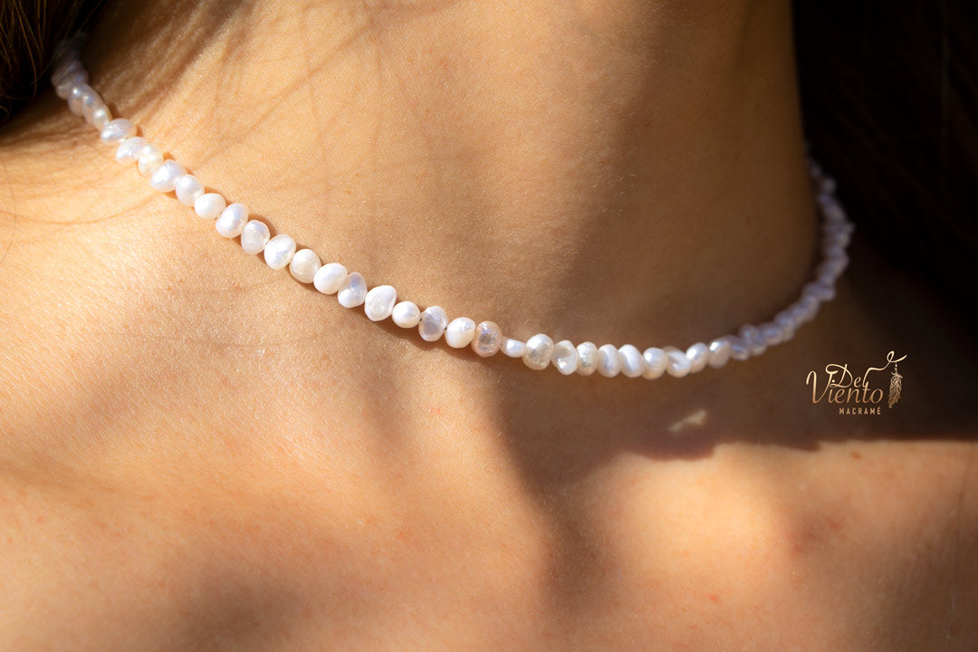 Collar de PERLAS & Plata Origen