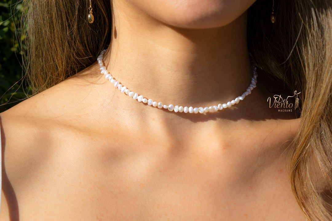 Collar de PERLAS & Plata Origen