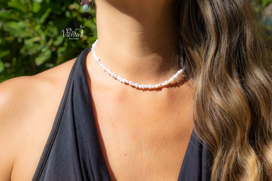 Collar de PERLAS & Plata Origen