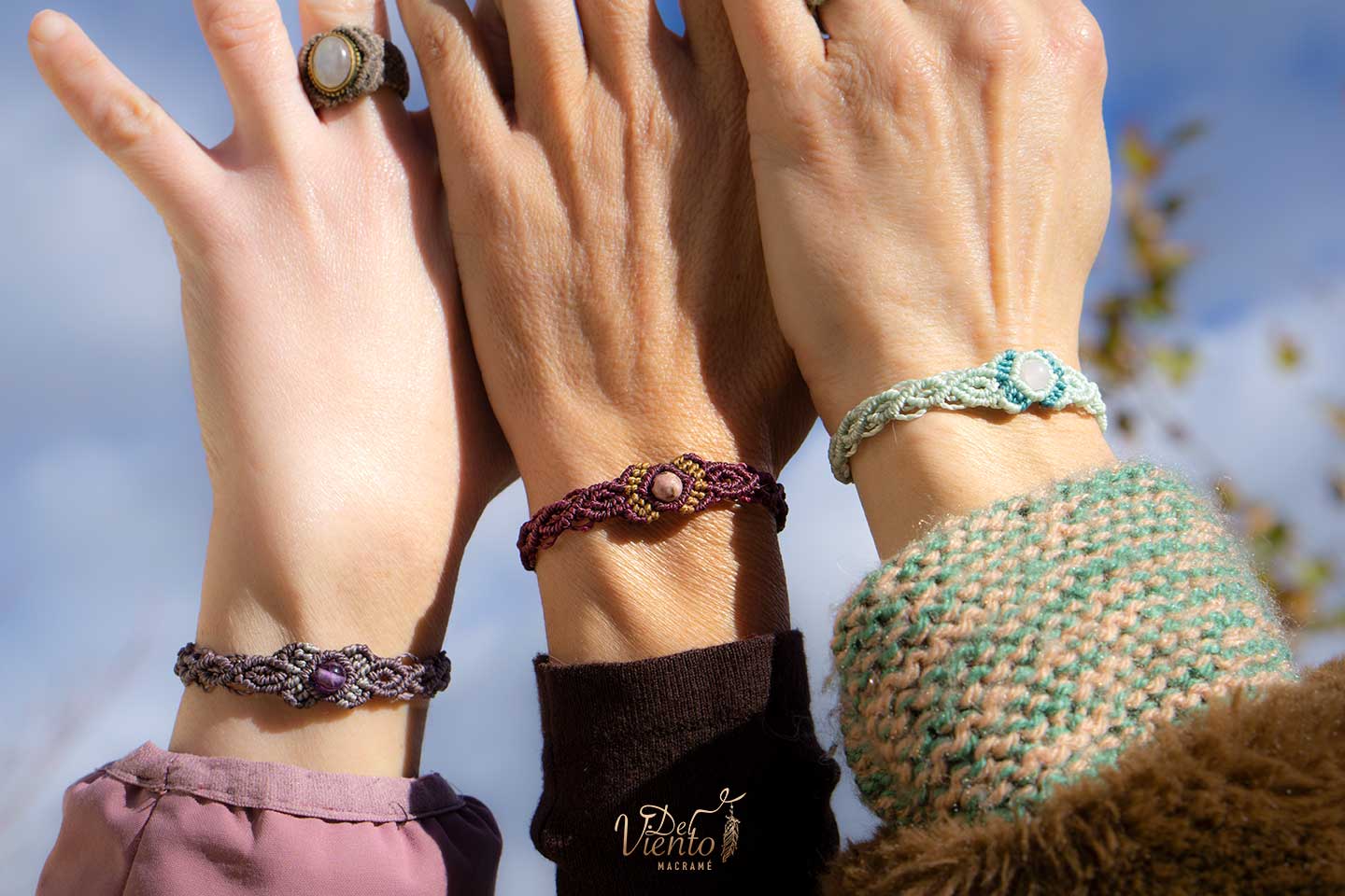 Pulseras "Bohito" con piedras naturales