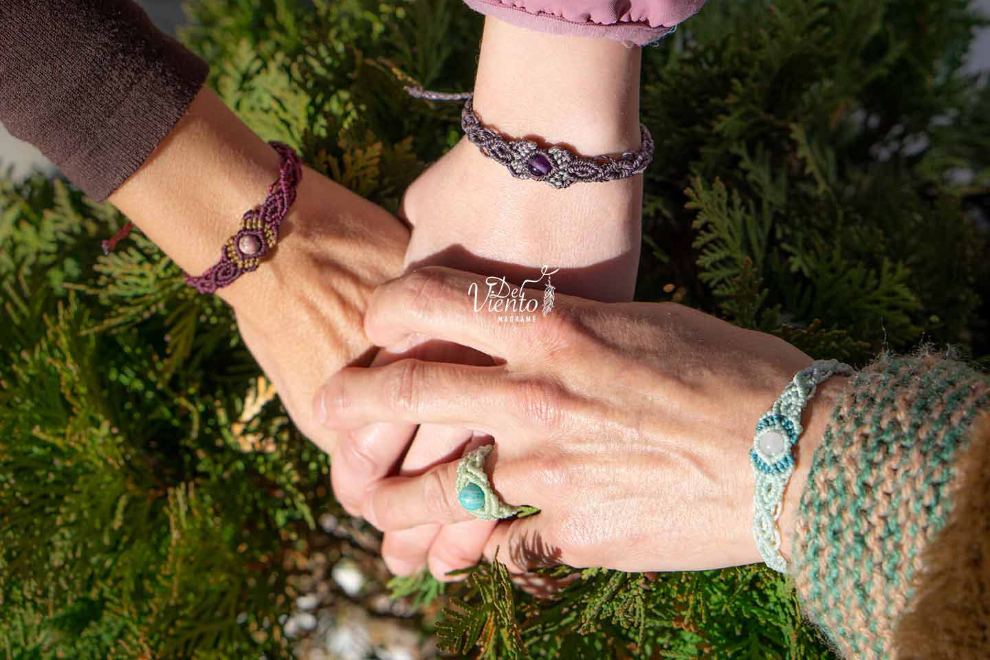 Pulseras "Bohito" con piedras naturales