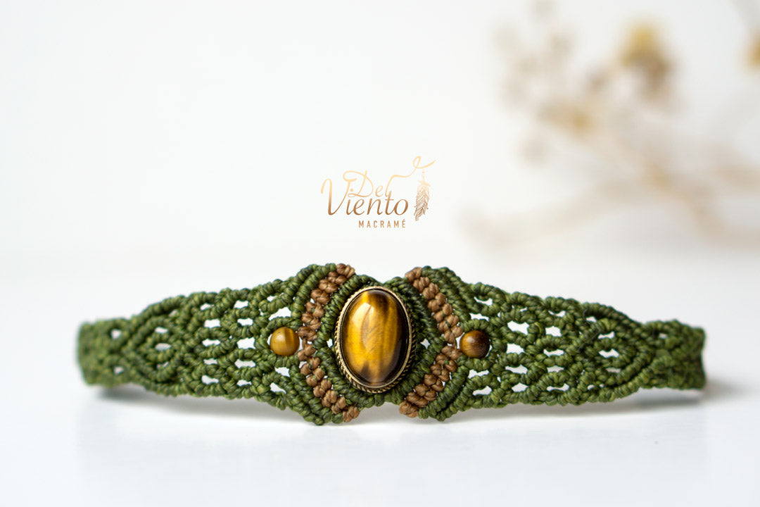 Pulsera ABRIL con Ojo de tigre