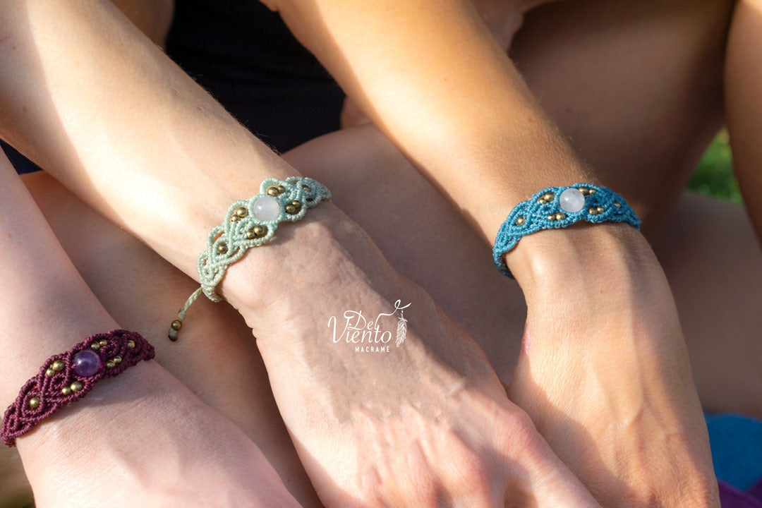 Pulseras "Bohemia" con minerales