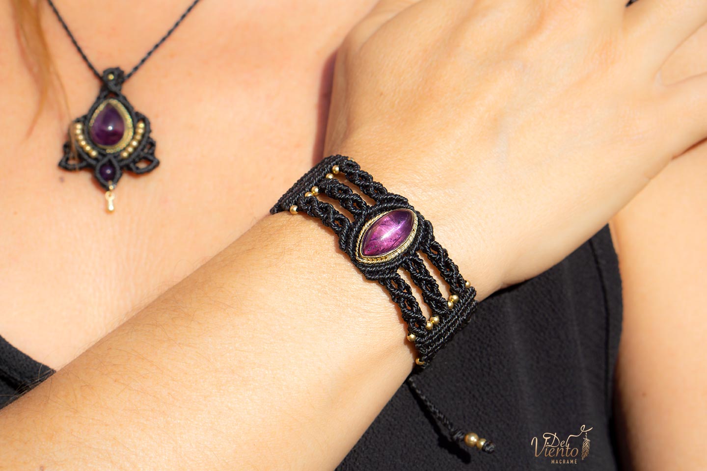 Pulsera ATENEA con Amatista