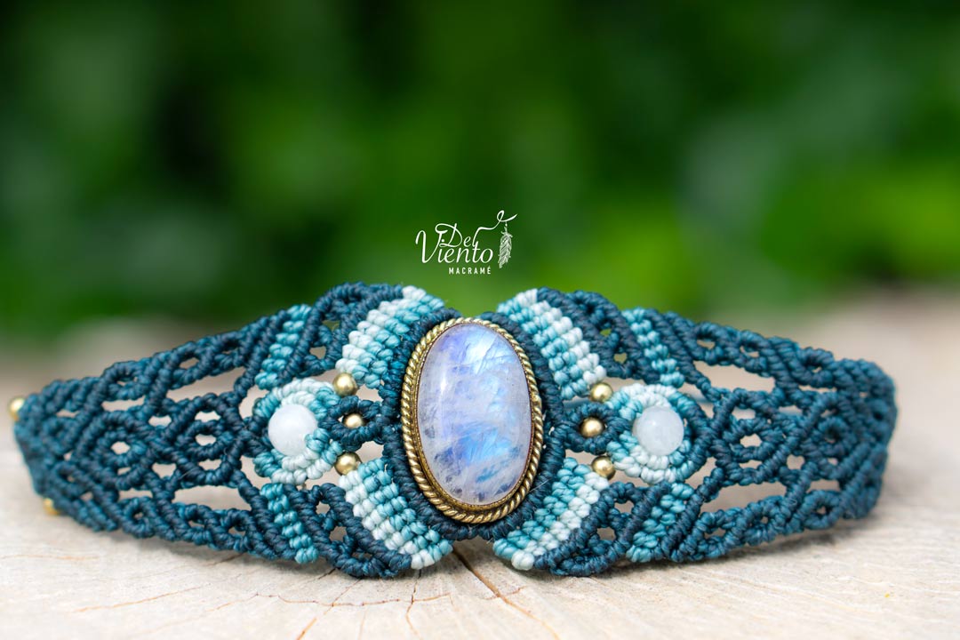 Pulsera con Piedra Luna