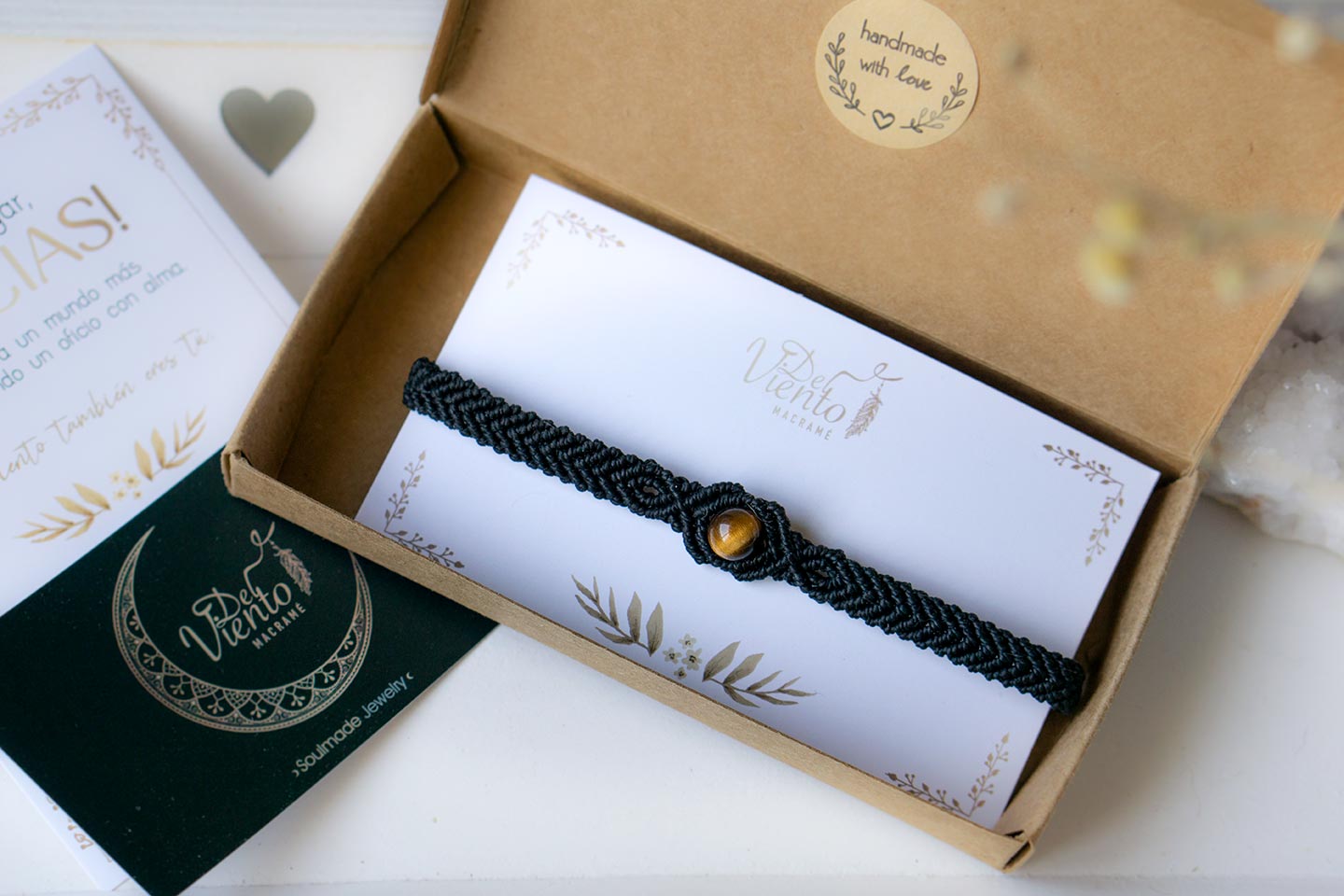 Pulsera de macramé MERCURIO Unisex