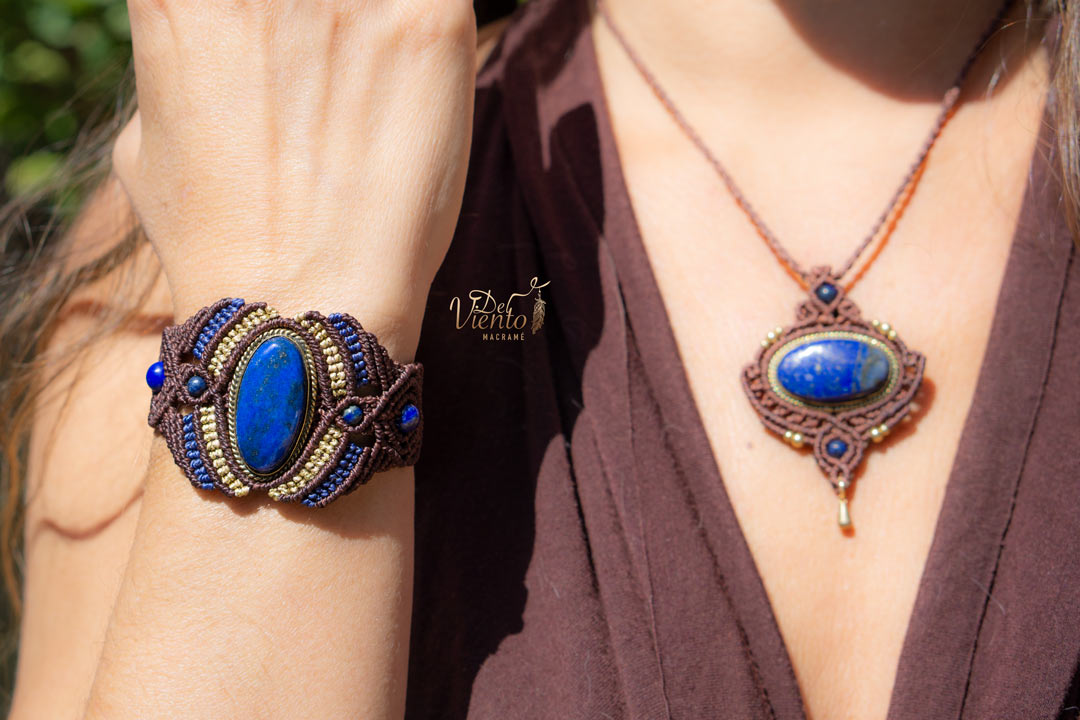 Pulsera con Lapislázuli