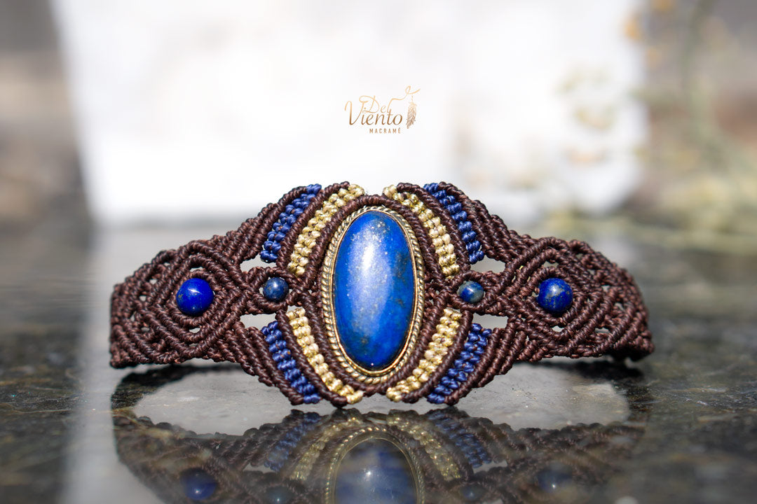 Pulsera con Lapislázuli